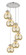 Newton Six Light Pendant in Polished Nickel (405|116-410-1PS-PN-G410-8ME)