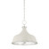 Painted No. 1 Three Light Pendant in Polished Nickel/Off-White (70|MDS300-PN/OW)