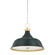 Painted No. 1 Four Light Pendant in Aged Brass (70|MDS300L-AGB/SSG)