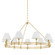 Howard Nine Light Chandelier in Aged Brass (70|MDS1801-AGB) Howard Nine Light Chandelier in Aged Brass (70|MDS1801-AGB)