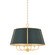 Cambridge Six Light Chandelier in Aged Brass (70|MDS121-AGB/SSG)