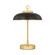 Hector LED Table Lamp in Aged Brass (70|L3131-AGB/DB)
