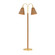 Ruthin Two Light Floor Lamp in Aged Brass (70|L2168-AGB)
