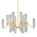 Harpswell 18 Light Chandelier in Aged Brass (70|6817-AGB)
