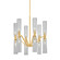 Harpswell 12 Light Chandelier in Aged Brass (70|6813-AGB)
