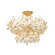 Maybrook Four Light Semi Flush Mount in Vintage Gold Leaf (70|4454-VGL)