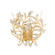 Maybrook One Light Wall Sconce in Vintage Gold Leaf (70|4451-VGL)