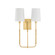 Glenmont Two Light Wall Sconce in Aged Brass (70|2072-AGB)