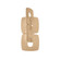 Trentino Two Light Wall Sconce in Stria Gold Leaf (68|514-02-SGL)