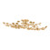 Menorca Eight Light Semi Flush Mount in Vintage Gold Leaf (68|499-30-VGL)