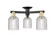 Arcadia Three Light Semi-Flush Mount in Black Antique Brass (405|716-3F-BAB-G559-5CL)