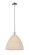 Arcadia One Light Pendant in Polished Nickel (405|716-1S-PN-NBD-16-NAT)