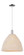 Arcadia One Light Pendant in Polished Chrome (405|716-1P-PC-NBD-16-NAT)