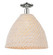 Arcadia One Light Semi-Flush Mount in Polished Nickel (405|716-1C-PN-NBD-16-NAT)