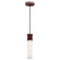 Kane One Light Pendant in Sugar Plum w/Polished Nickel (165|SM86)