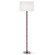 Kane One Light Floor Lamp in Sugar Plum w/Polished Nickel (165|SM74)