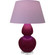 Double Gourd One Light Table Lamp in Sugar Plum Glazed Ceramic w/Lucite (165|SM23L)