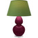 Double Gourd One Light Table Lamp in Sugar Plum Glazed Ceramic w/Lucite (165|SM23G)