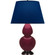 Double Gourd One Light Table Lamp in Sugar Plum Glazed Ceramic w/Deep Patina Bronze (165|SM21N)