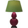 Double Gourd One Light Table Lamp in Sugar Plum Glazed Ceramic w/Deep Patina Bronze (165|SM21G)
