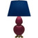 Double Gourd One Light Table Lamp in Sugar Plum Glazed Ceramic w/Antique Natural Brass (165|SM20N)