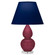 Small Double Gourd One Light Accent Lamp in Sugar Plum Glazed Ceramic w/Lucite (165|SM13N)