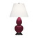 Small Double Gourd One Light Accent Lamp in Sugar Plum Glazed Ceramic w/Deep Patina Bronze (165|SM11X)