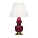 Small Double Gourd One Light Accent Lamp in Sugar Plum Glazed Ceramic w/Antique Natural Brass (165|SM10X)