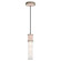 Kane One Light Pendant in Rose Water w/Polished Nickel (165|RW86)