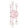 Kane Six Light Wall Sconce in Rose Water w/Polished Nickel (165|RW76)