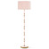 Kane One Light Floor Lamp in Rose Water w/Modern Brass (165|RW73X)