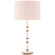Kane One Light Table Lamp in Rose Water w/Modern Brass (165|RW71X)
