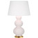 Triple Gourd One Light Table Lamp in Rose Water Glazed Ceramic w/Antique Natrual Brass (165|RW40X)