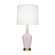 Small Emma One Light Accent Lamp in Rose Water Glazed Ceramic w/Warm Brass (165|RW36)