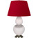 Double Gourd One Light Table Lamp in Rose Water Glazed Ceramic w/Antique Silver (165|RW22R)