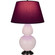 Double Gourd One Light Table Lamp in Rose Water Glazed Ceramic w/Deep Patina Bronze (165|RW21P)