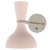 Clare One Light Wall Sconce in Polished Nickel w/Rose Water Painted (165|RW06RW)