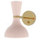 Clare One Light Wall Sconce in Modern Brass w/Rose Water Painted (165|RW05RW)