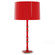 Kane One Light Table Lamp in Ruby Red w/Polished Nickel (165|RR72X)
