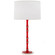 Kane One Light Table Lamp in Ruby Red w/Polished Nickel (165|RR72)