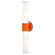 Kane Two Light Wall Sconce in Pumpkin w/Polished Nickel (165|PM84)