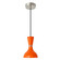 Clare One Light Pendant in Polished Nickel w/Pumpkin Painted (165|PM02PM)