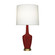 Small Emma One Light Accent Lamp in Oxblood Glazed Ceramic w/Warm Brass (165|OX36)