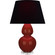 Double Gourd One Light Table Lamp in Oxblood Glazed Ceramic w/Lucite (165|OX23K)