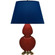 Double Gourd One Light Table Lamp in Oxblood Glazed Ceramic w/Antique Natural Brass (165|OX20N)