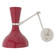 Clare One Light Wall Sconce in Polished Nickel w/Oxblood Painted (165|OX19OX)