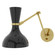 Clare One Light Wall Sconce in Modern Brass w/Obsidian Painted (165|OS18OS)