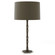 Kane One Light Table Lamp in Matte Smokey Taupe w/Polished Nickel (165|MST72X)