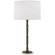 Kane One Light Table Lamp in Matte Smokey Taupe w/Polished Nickel (165|MST72)
