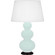 Triple Gourd One Light Table Lamp in Mint Glazed Ceramic w/Deep Patina Bronze (165|MN41X)